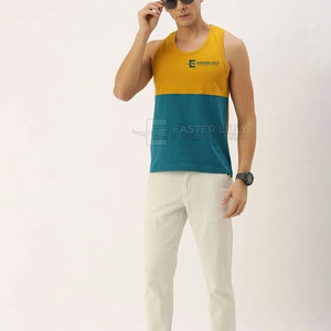 Camiseta sin mangas para hombre, de moda, a bajo precio, para verano, de alta calidad, transpirable y ligera, hecha en Pakistán. - Product Image 5
