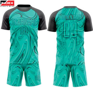 Fusion Soccer Uniform Professional Football Kit Breathable Custom Printed Team Jersey Wholesale Apparel - Product Image 4