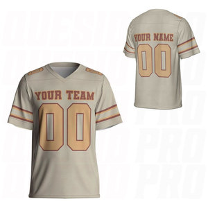 Camiseta de Fútbol Americano con Cuello en V y Manga Corta, Diseño Personalizado con Transferencia Térmica, 100% Poliéster, Tallas Grandes, Transpirable y de Secado Rápido - Product Image 6