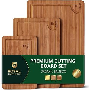 Juego de Tablas de Cortar de Bambú Premium, Diseño Encajable, Ecológicas, Proveedor Mayorista de Tablas de Cortar para Cocina en India - Product Image 1