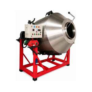 Machine de rôtissage rotative industrielle automatique à tambour, qualité alimentaire SS304, 100 kg/h, composants essentiels moteur et boîte de vitesses, pour snacks - Product Image 6