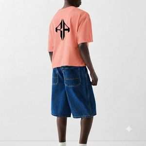 Camiseta Casual de Algodón 100% para Hombre, de Primera Calidad, Corte Holgado, con Logotipo Personalizado Serigrafiado, de Secado Rápido y Cuello Redondo - Product Image 3