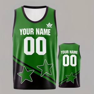 Conjunto de Uniforme de Baloncesto Personalizado, Transpirable, de Malla, Cuello en V, Sin Mangas, Sublimado, Absorbente de Humedad, Unisex para Adultos, Uniforme Deportivo para Equipo - Product Image 6