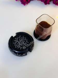 Juego de 6 Posavasos de Piedra Jabonera con Aspecto de Mármol, Venta al por Mayor, Mejor Precio Disponible Aquí, Pieza de Buena Calidad - Product Image 4