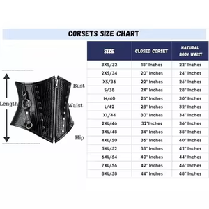 Heavy Duty Gothic <b>Black</b> Crocodile PVC Waspie Corset Glossy Embossed Vegan Leather Body Shaper Clubwear Corset - Product Image 4