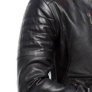 Chaqueta de cuero, personalizable en color, talla y logotipo, estilo urbano, producto de alta calidad, cuello alto - Product Image 5