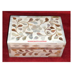 Produit le plus vendu Boîte à bijoux en bois fait main avec nacre Forme rectangulaire Design floral fait main Utilisé pour les boîtes cadeaux - Product Image 2