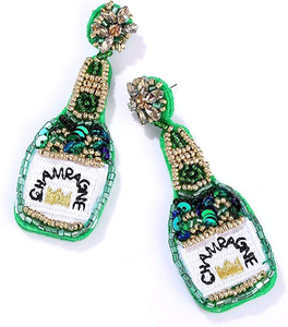 Pendientes de Cuentas Hechos a Mano, Nueva Moda, Diseño de Joyería Bohemia, Pendientes Colgantes con Cuentas de Semillas, para Fiestas, con Perlas Doradas, el Último Regalo para Mujer - Product Image 4