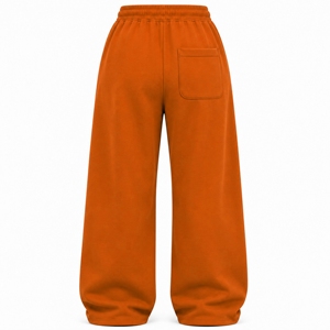 Winter Cotton Blend Fleece Streetwear <b>Pants</b> Women <b>Wide</b> <b>Leg</b> Jogger Relaxed Oversized Fit Elastic Drawstring Waist <b>Lounge</b> Bottoms - Product Image 2