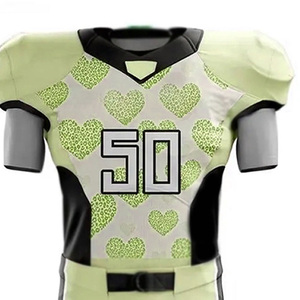 Maillot de football américain unisexe personnalisé avec impression par sublimation intégrale, taille plus - Product Image 3
