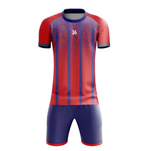 Ensemble de maillot et short de football pour hommes, respirant, léger, avec technologie de séchage rapide, pour joueurs de football - Product Image 1