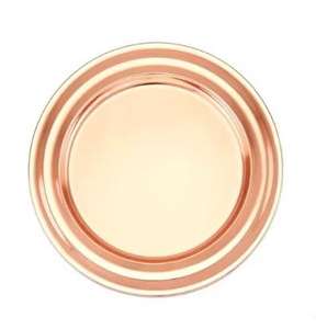 Nouvelle Arrivée Assiette de Présentation en Métal Vert Marine, Assiette de Présentation Anti-Taches, Rétient la Chaleur, Assiettes de Présentation Artisanales - Product Image 2