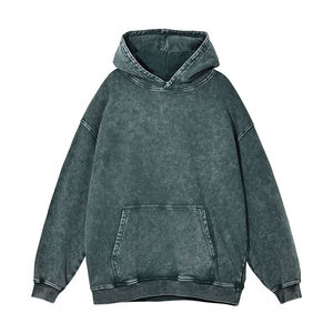 เสื้อฮู้ดดี้สีแดงแบบยูนิเซ็กซ์ ผ้าฝ้ายแท้ 100% ทรงหลวม สวมใส่สบาย มีกระเป๋าข้าง เหมาะสำหรับฤดูหนาว ดีไซน์ 2 in 1 ระบายอากาศได้ดี แห้งเร็ว - Product Image 6