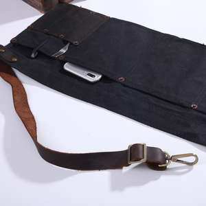 Delantal veterinario de material duradero de primera calidad con doble bolsillo para herramientas, delantal de herrero. - Product Image 4