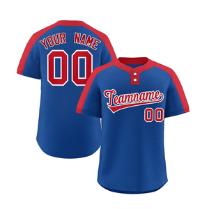 เสื้อเบสบอลพิมพ์โลโก้ตามสั่ง แห้งเร็ว ชุดกีฬาทีมชายแบบกำหนดเอง ระบายอากาศได้ดี ซับเหงื่อ เสื้อฝึกซ้อม - Product Image 5