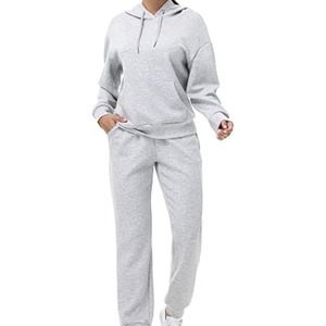 Ensemble sweat-shirt et pantalon gris à capuche pour garçons Oye Hoye International, 100% polyester, couleur unie, décontracté, manches longues, poches latérales - Product Image 6