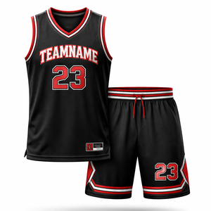 ชุดบาสเก็ตบอลทีมมืออาชีพ ออกแบบได้ตามต้องการ ระบายอากาศได้ดี เป็นมิตรกับสิ่งแวดล้อม แห้งเร็ว ผลิตจากโพลีเอสเตอร์ 100% ลายเรียบ สายรัดแบบ T-Strap - Product Image 1