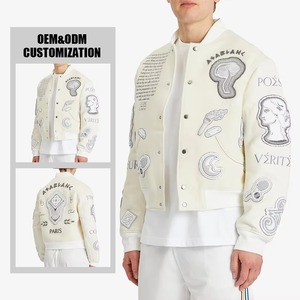 2025 New <b>Men's</b> Leather <b>Jacket</b> High Quality Latest Design Custom Hip Hop Loose Fit Plain Dyed Anorak <b>Jacket</b> for <b>Men</b> - Product Image 6