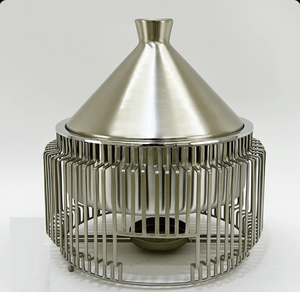 Premium Silver Stainless Steel Chafing Dish with Dome Lid for Elegant <b>Buffet</b> Food <b>Warmer</b> for Home Hotels & Catering Serveware - Product Image 4