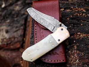 Cuchillo Plegable de Acero Inoxidable con Hoja Recta de 15 cm, Mango de Madera y Perilla de Pulgar, Herramienta para Exteriores OEM - Product Image 6