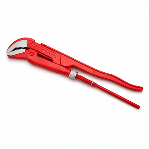 Clé à tuyau de type suédois à 45 degrés – Clé à tuyau réglable robuste pour la plomberie, les raccords de tuyauterie, l'industrie et l'entretien - Product Image 1