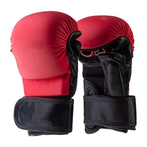 Guantes de Sparring de Piel Sintética PU para Entrenamiento de Artes Marciales Mixtas 2026, Guantes de Sparring de MMA Profesionales Personalizados - Product Image 6