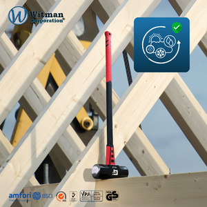 16LB Industrial Grade Sledge <b>Hammer</b> Grade-A Steel Head Reinforced Neck Impact Absorption Demolition Stake Driving Fiberglass - Product Image 5