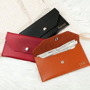 Nostalgic Look Luxury Genuine Leather <b>Wallet</b> Portable Long <b>Envelope</b> <b>Cash</b> Envelop Water Resistant Handmade Elegant Coin Purse - Product Image 5