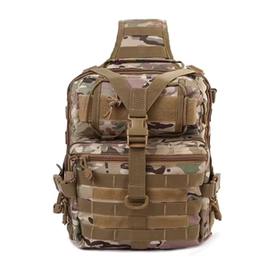 Customizable Camo Tactical Sports <b>Backpack</b> Red Black Oxford Waterproof Outdoor Unisex Soft <b>25L</b> Multifunctional Zipper Closure - Product Image 4