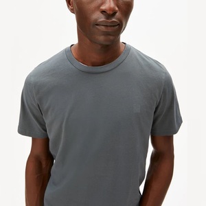 T-shirt d'été personnalisé pour homme, coupe oversize, col rond, décontracté, uni, en coton épais, imprimé graphique - Product Image 3