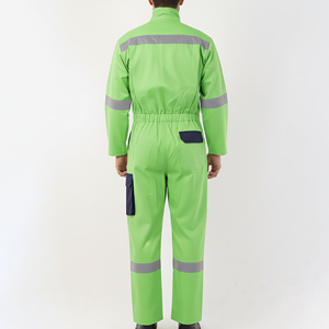 Custom Reflective Safety Coverall High Visibility Workwear <b>Overall</b> with Reflective Tape for Industrial Workers - Product Image 3