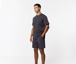 Wholesale <b>Hip</b> Hop High Street T Shirt Shorts Set 100% Cotton Oversized Men Letter Print Manufacturer Summer Motif Short Sleeve - Product Image 2