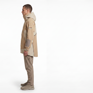 Veste Softshell Homme Personnalisée Imperméable Coupe-Vent à Capuche en Polyester Multi-Panneaux pour l'Extérieur avec Étiquette OEM Taille XL - Product Image 3