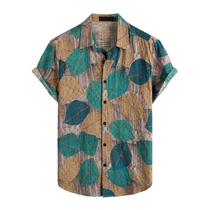 Premium Sublimation Beach <b>Shirt</b> Tropical Hawaiian Style Summer <b>Shirt</b> Professional Manufacturer - Product Image 1