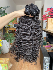 2024 meilleure vente d'usine en gros italien Curl perruque haut chaud birman brut cheveux vietnamiens cuticule aligné vague naturelle meilleur prix - Product Image 2