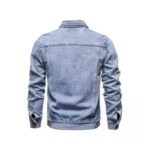 <b>Mens</b> Jeans Winter <b>Jacket</b> Slim Fit Casual Fashion Outerwear <b>Warm</b> Comfortable for Autumn Winter Daily Wear - Product Image 2
