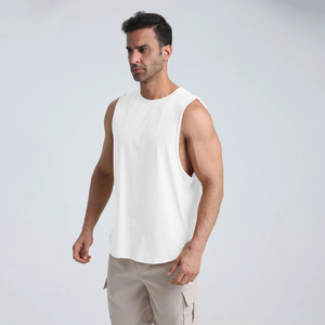 Fournisseur en gros d'équipements de musculation, usine directe, débardeur de musculation pour l'entraînement en salle, vêtements de sport, débardeur surdimensionné à séchage rapide - Product Image 3