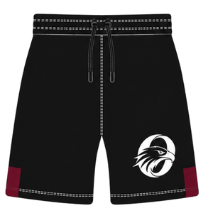 <b>Burgundy</b> Black Rugby Jersey <b>Shorts</b> Set <b>Short</b> Sleeve V Neck Geometric Team Uniform Custom Breathable Training Athletic Sportswear - Product Image 5