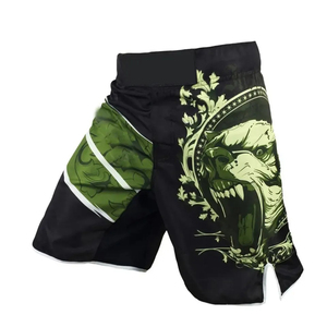 Pantalones Cortos de MMA de Poliéster y Spandex de Alta Calidad OEM para Hombre, Ropa de Entrenamiento de Judo y Artes Marciales, Corte Largo, Personalizables - Product Image 4