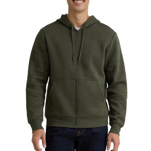 เสื้อฮู้ดซิปเต็มตัวแบบขายส่ง ผ้าเทอร์รี่ 100% คอตตอน ทรงโอเวอร์ไซส์ สำหรับผู้ชาย สกรีนโลโก้ได้ พรีเมียม เนื้อผ้าหนา สตรีทแวร์ ไซส์ S - Product Image 6
