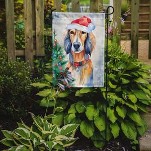 Bandera de jardín de Navidad Saluki multicolor, buzón decorativo y cartel de Patio para ilustraciones de patio y césped para camas de flores - Product Image 2