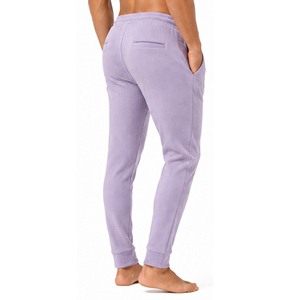 <b>Mens</b> Waffle Knit Training Trousers <b>Slim</b> <b>Fit</b> Textured Casual <b>Jogger</b> Pants Elastic Waist Drawstring Custom Sports Bottoms Custom - Product Image 5