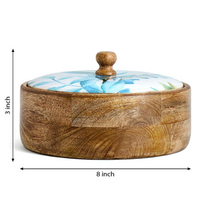 Olla de madera ecológica para comidas calientes Diseño resistente al calor para servir y preparar comidas en la cocina Preparación de comidas calientes - Product Image 4