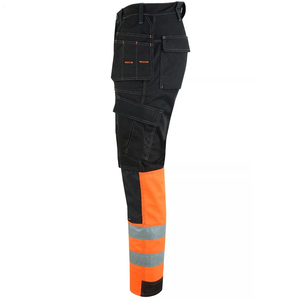 Pantalon cargo décontracté et confortable pour homme, style urbain, en toile et nylon légers, taille élastique, coupe ample et jambe large, style hip-hop - Product Image 2