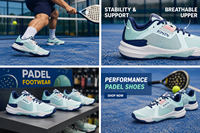 Chaussures de padel légères avec semelle extérieure en caoutchouc, empeigne en mesh, soutien latéral, pour l'été et le printemps, commande en gros, fournisseur, marque privée, commerce