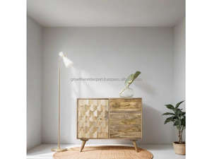 Darwin Mango Wood <b>Sideboard</b> Closed Cabinet Storage Solid Mango Wood <b>Sideboard</b> Cabint with Natural Finish Wooden <b>Sideboard</b> 2026 - Product Image 5