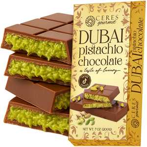 Chocolate de Pistacho y Knafeh de Dubái de Alta Calidad, Barra de Chocolate FIX, Postre de Chocolatería, VIRAL EN TIKTOK - Product Image 3