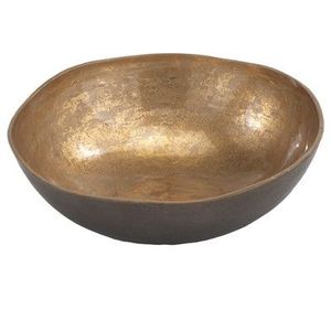 Bol décoratif en métal avec poignée en métal, produits pour table ou design vintage - Product Image 5