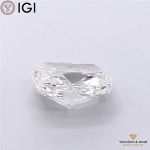 Diamant de laboratoire CVD certifié IGI, taille coussin, couleur F, clarté VVS2, 1,50 carat, pour bague solitaire unique - Product Image 6
