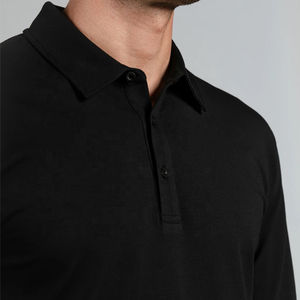 Polo para Hombre de Alta Calidad, Jersey de Algodón Sólido, Logotipo Frontal, Secado Rápido, Manga Corta, Casual - Product Image 5